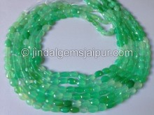 Green Opal Faceted Oval Shape Beads